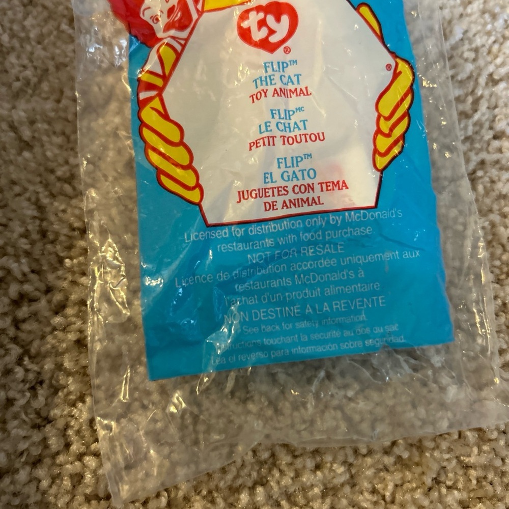 Ty beanie baby (McDonald’s) Flip the Cat